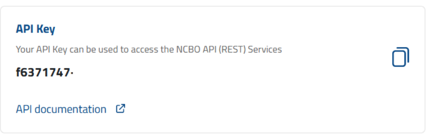 How to retrieve your API key